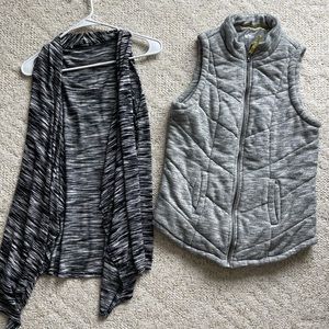 EUC TWO vests size M- Maurices